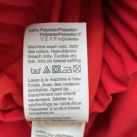 J CREW Skirt Womens 6 Red Sidewalk Pull-On Skirt Stretch Pockets J4492 - Picture 8 of 9